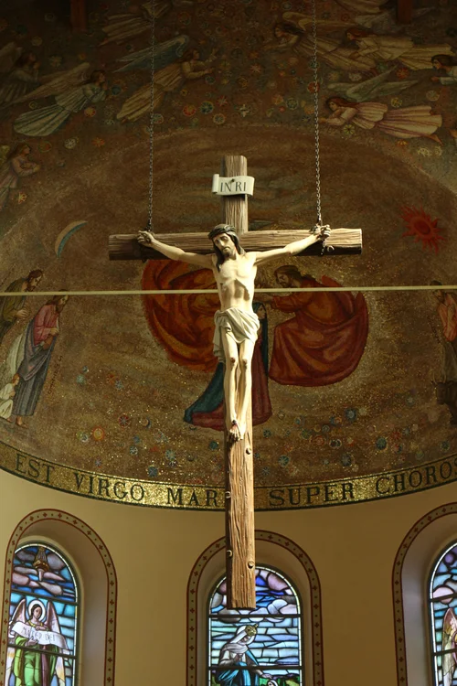 Il crocefisso nel Santuario
